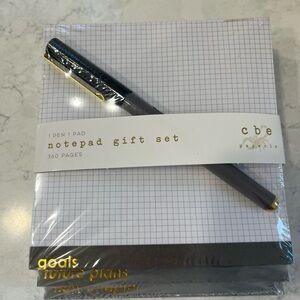 CBE Paperie Notepad Gift Set with Pen